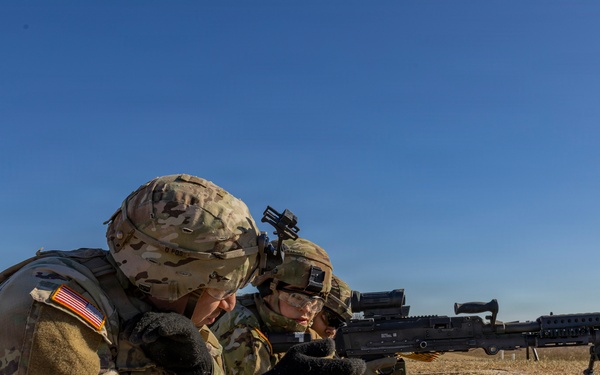 75th Field Artillery M240 Qualifation