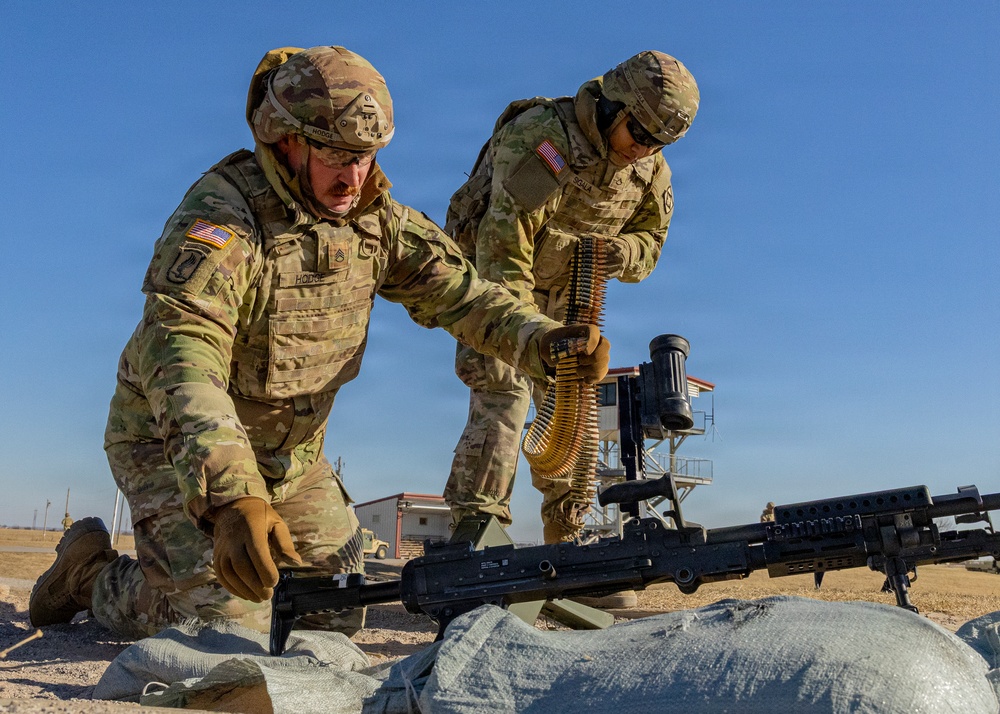 75th Field Artillery M240 Qualifation