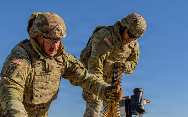 75th Field Artillery M240 Qualifation