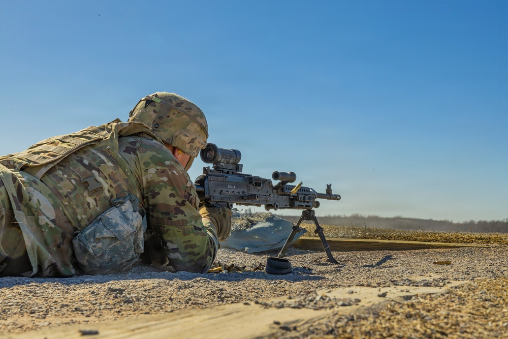 75th Field Artillery M240 Qualifation