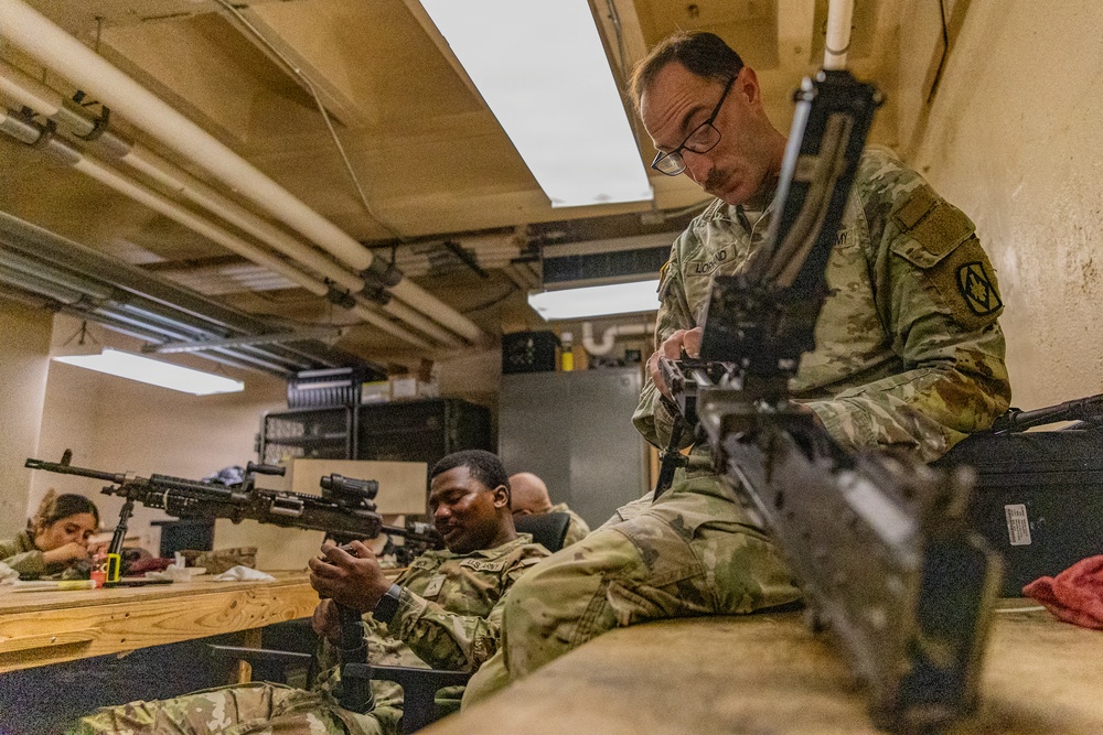 75th Field Artillery M240 Qualifation