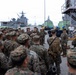 11th MEU Marines Embark the USS Comstock