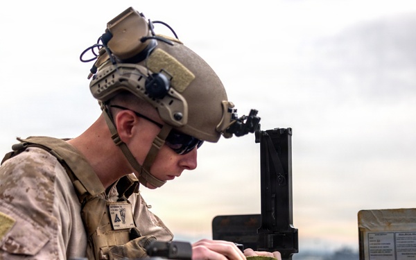 11th MEU Marines, Sailors Conduct a Defense of the Amphibious Task Force Drill Aboard USS Comstock