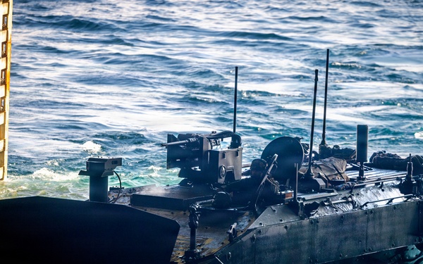 11th MEU Marines, Sailors Conduct Well-Deck Operations Aboard USS Comstock