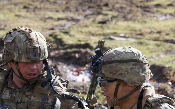 1st Infantry Division Conducts Combined Arms Live Fire Exercise at Novo Selo Training Area