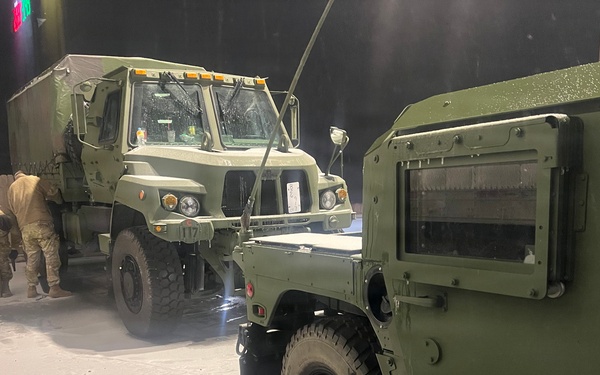 678 Air Defense Artillery Brigade responds to Winter Storm Fern