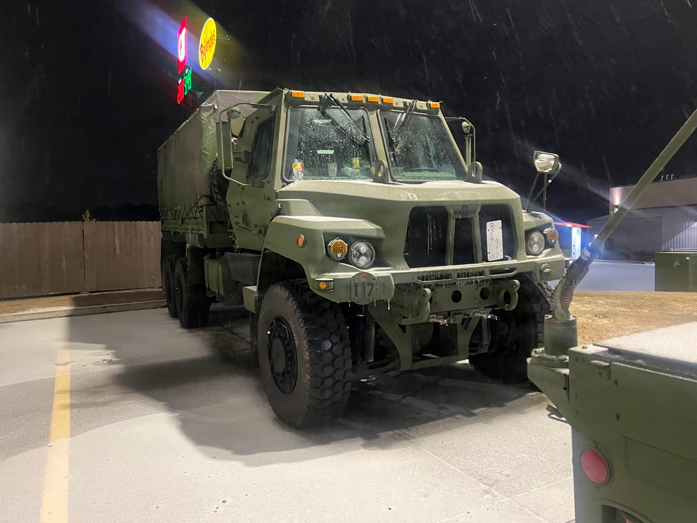 678 Air Defense Artillery Brigade responds to Winter Storm Fern