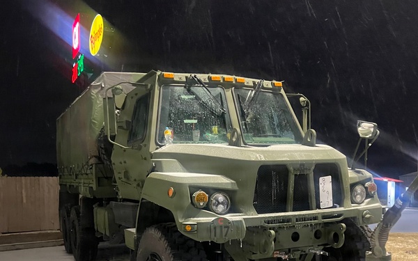 678 Air Defense Artillery Brigade responds to Winter Storm Fern