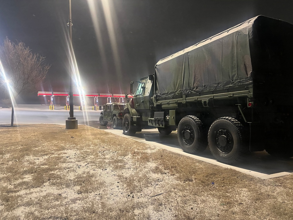 678 Air Defense Artillery Brigade responds to Winter Storm Fern