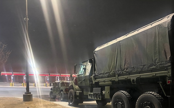 678 Air Defense Artillery Brigade responds to Winter Storm Fern