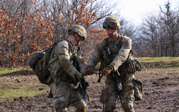 1st Infantry Division Conducts Combined Arms Live Fire Exercise at Novo Selo Training Area