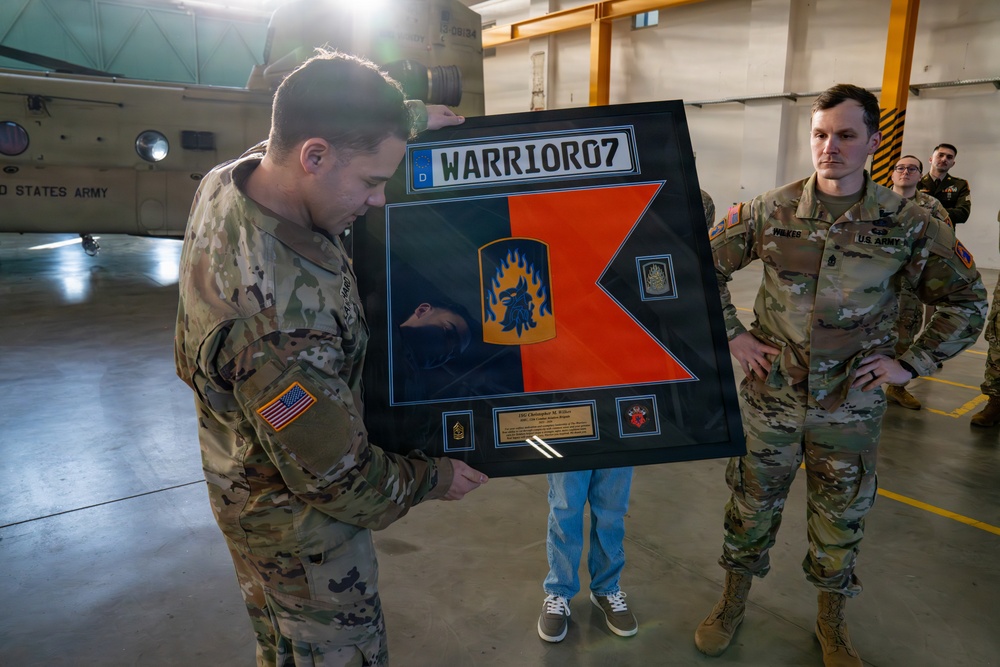 12th CAB HHC Conducts Change of Responsibility, Honors Departing Leaders, and Promotes New 1st Sergeant