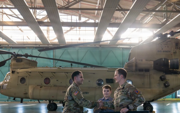 12th CAB HHC Conducts Change of Responsibility, Honors Departing Leaders, and Promotes New 1st Sergeant