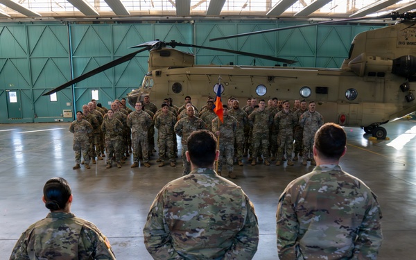 12th CAB HHC Conducts Change of Responsibility, Honors Departing Leaders, and Promotes New 1st Sergeant