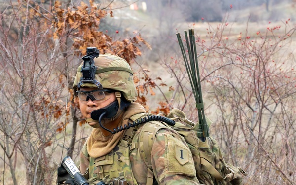 1st Infantry Division Conducts Combined Arms Live Fire Exercise at Novo Selo Training Area