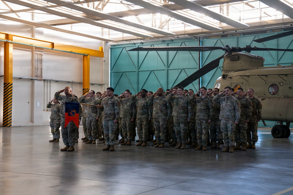 12th CAB HHC Conducts Change of Responsibility, Honors Departing Leaders, and Promotes New 1st Sergeant