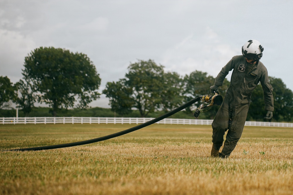 22nd MEU(SOC) | VMM-263 (Rein.) Air Delivery Ground Refueling Exercise