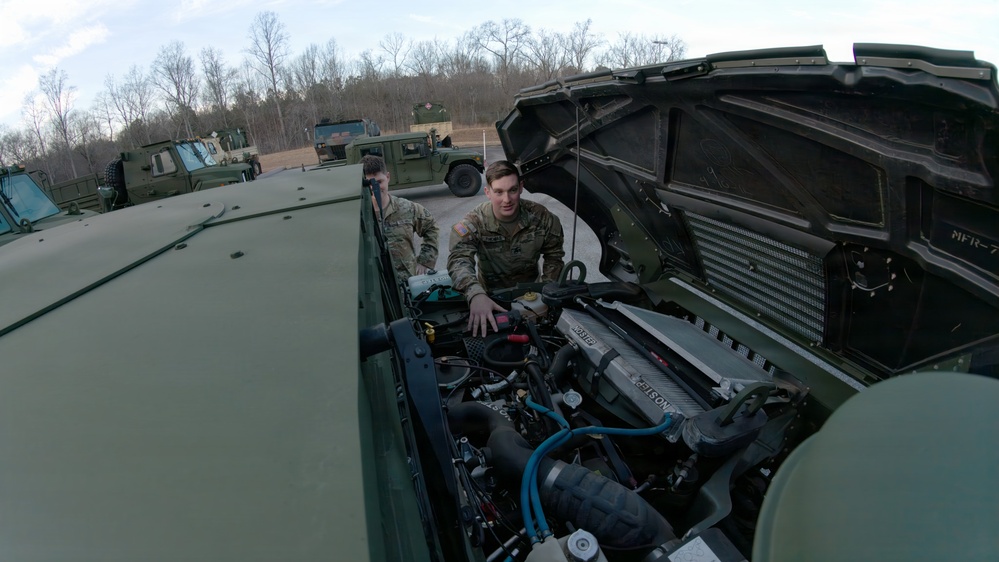 South Carolina National Guard Soldiers prepare to respond to winter weather event in Upstate
