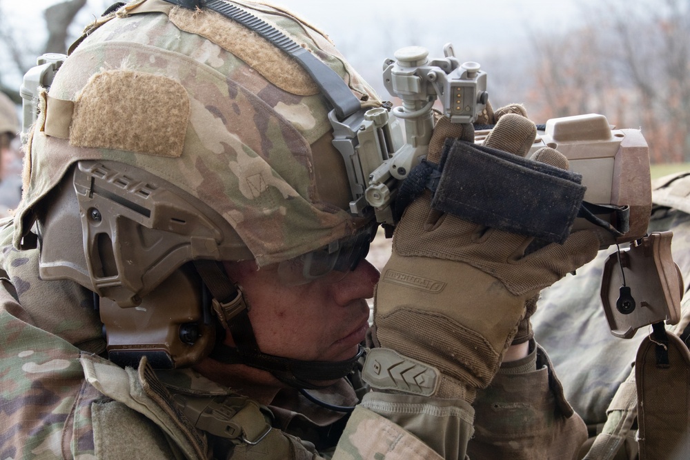 1st Infantry Division Conducts Combined Arms Live Fire Exercise at Novo Selo Training Area