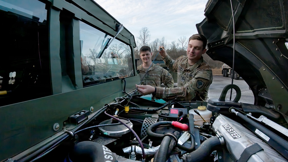 South Carolina National Guard Soldiers prepare to respond to winter weather event in Upstate