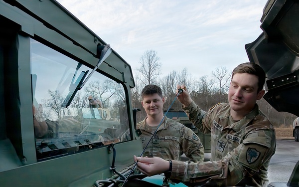 South Carolina National Guard Soldiers prepare to respond to winter weather event in Upstate