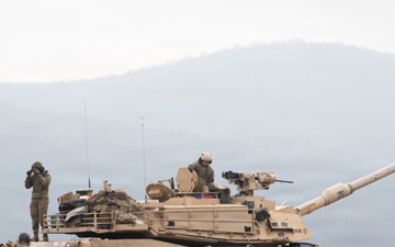 1st Infantry Division Conducts Combined Arms Live Fire Exercise at Novo Selo Training Area