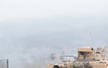 1st Infantry Division Conducts a Combined Arms Live Fire Exercise at Novo Selo Training Area