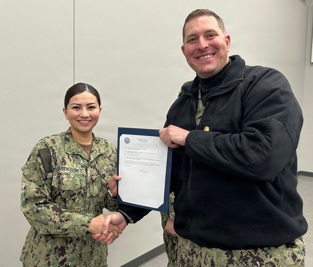 NRC Fallon January Drill Weekend Promotion Ceremony