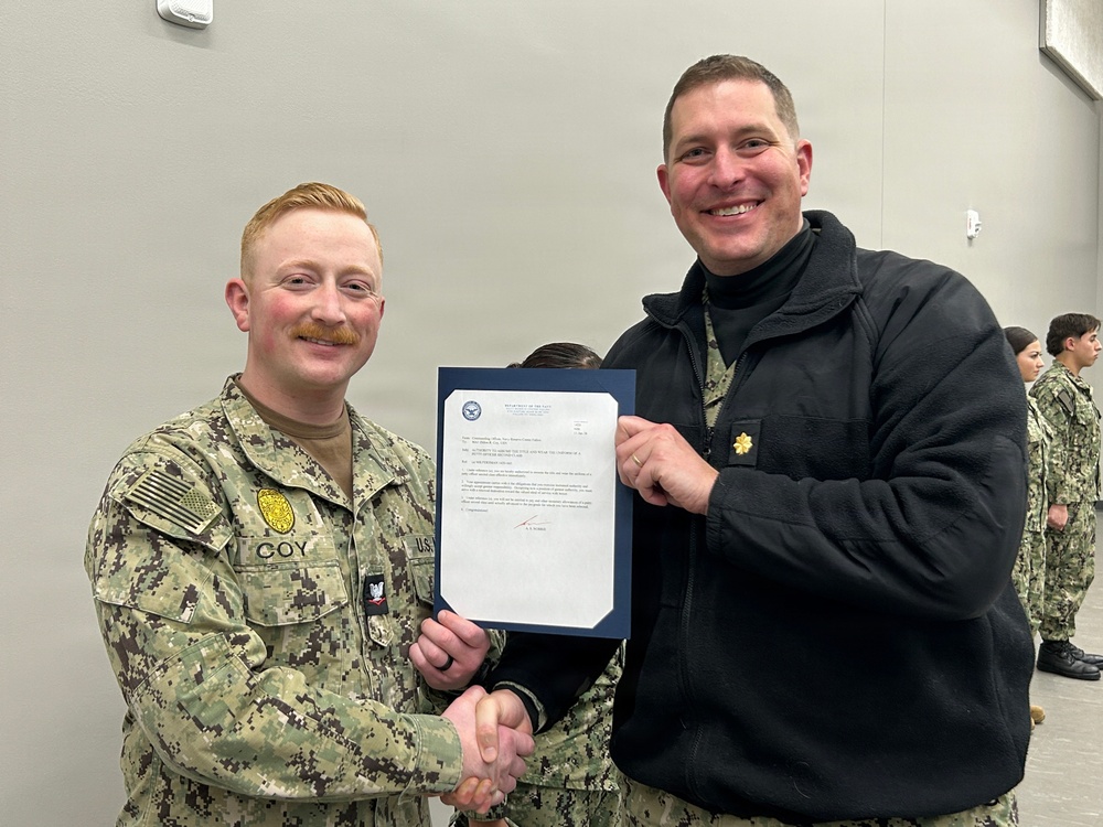 NRC Fallon January Drill Weekend Promotion Ceremony