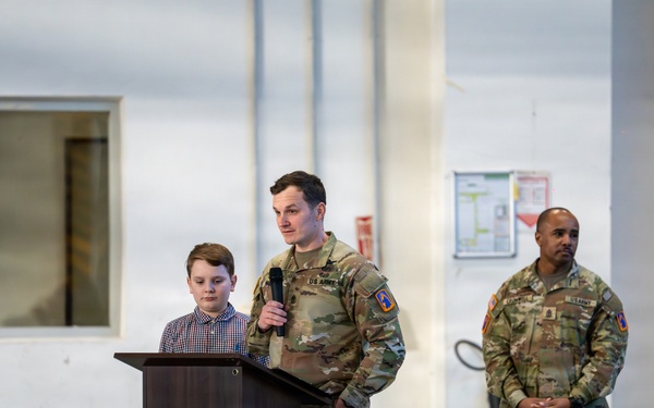 12th CAB HHC Conducts Change of Responsibility, Honors Departing Leaders, and Promotes New 1st Sergeant