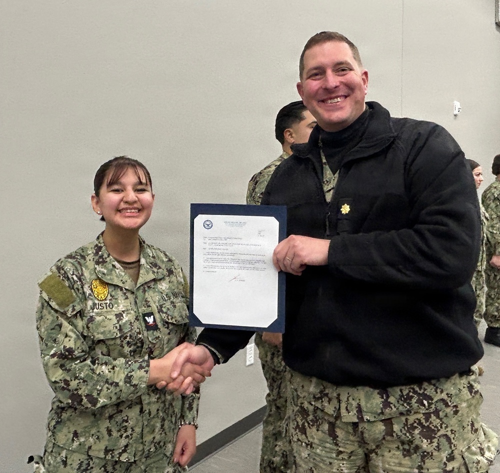 NRC Fallon January Drill Weekend Promotion Ceremony