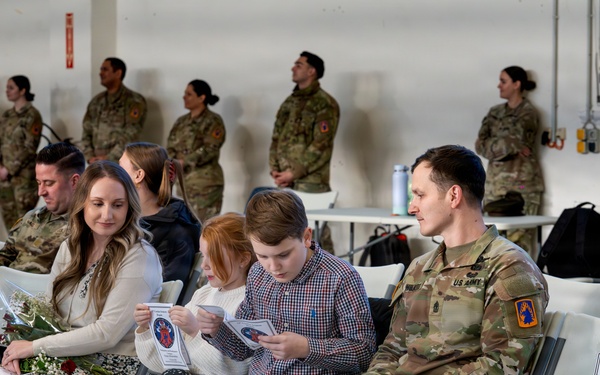 12th CAB HHC Conducts Change of Responsibility, Honors Departing Leaders, and Promotes New 1st Sergeant