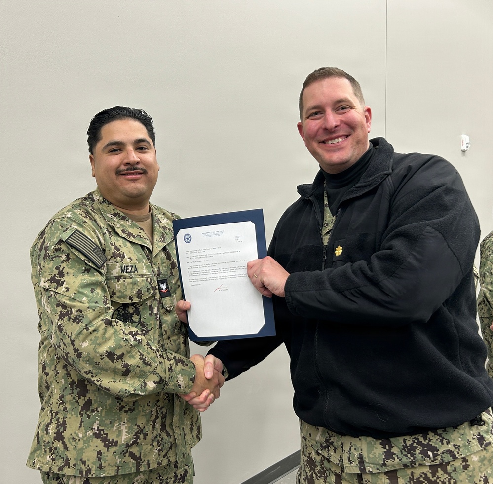 NRC Fallon January Drill Weekend Promotion Ceremony