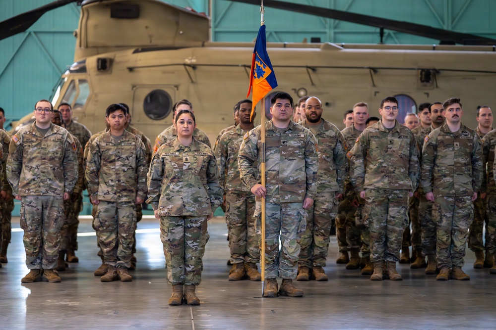 12th CAB HHC Conducts Change of Responsibility, Honors Departing Leaders, and Promotes New 1st Sergeant