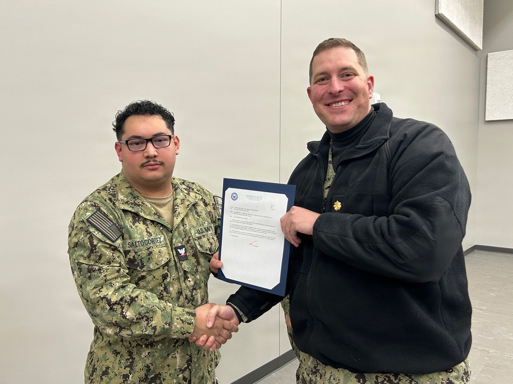 NRC Fallon January Drill Weekend Promotion Ceremony