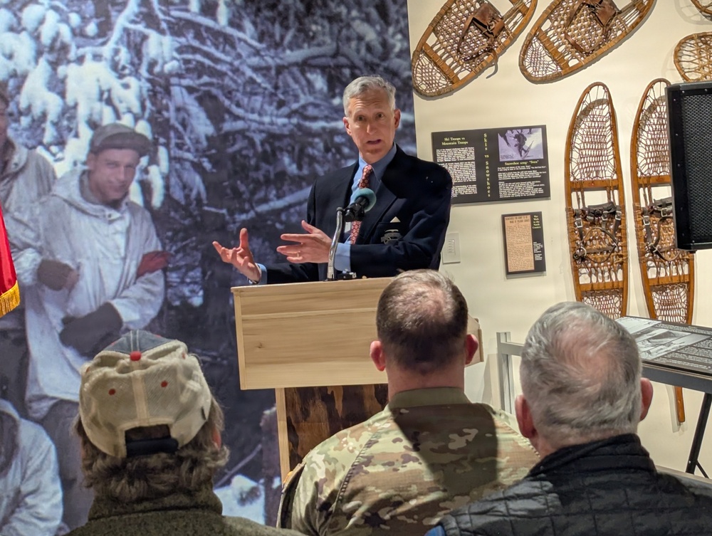 Fort Drum honors 10th Mountain Division visionary at Dole Heritage Complex dedication