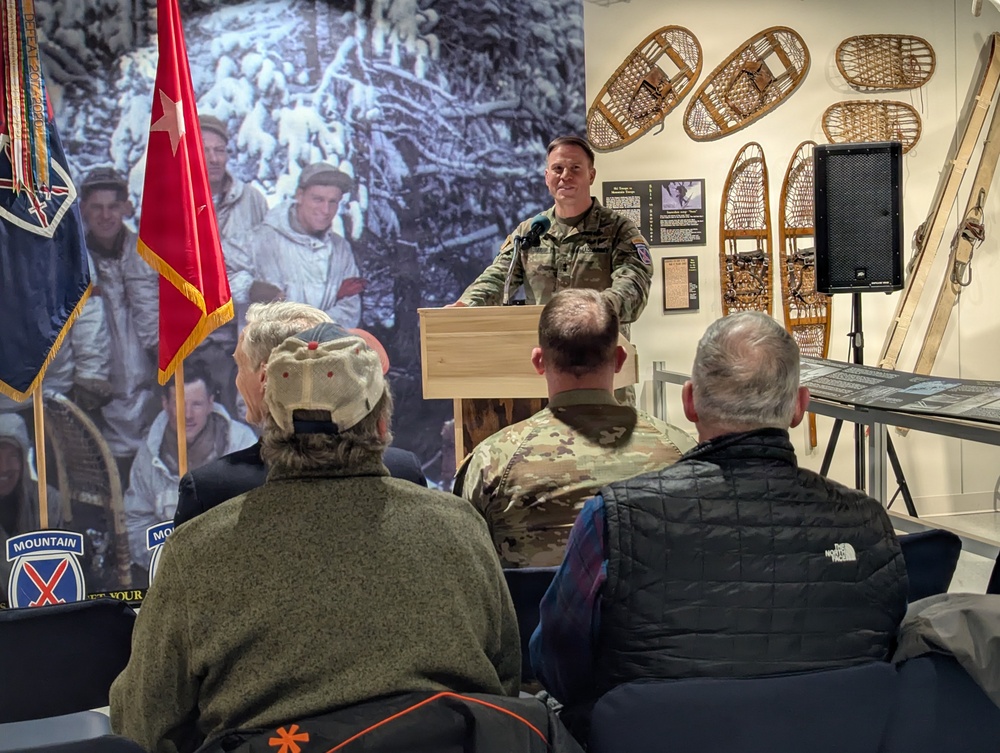 Fort Drum honors 10th Mountain Division visionary at Dole Heritage Complex dedication