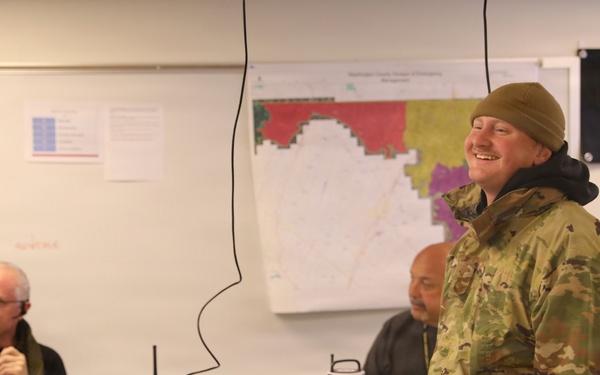 Sgt. Dilly Communicates with EOC
