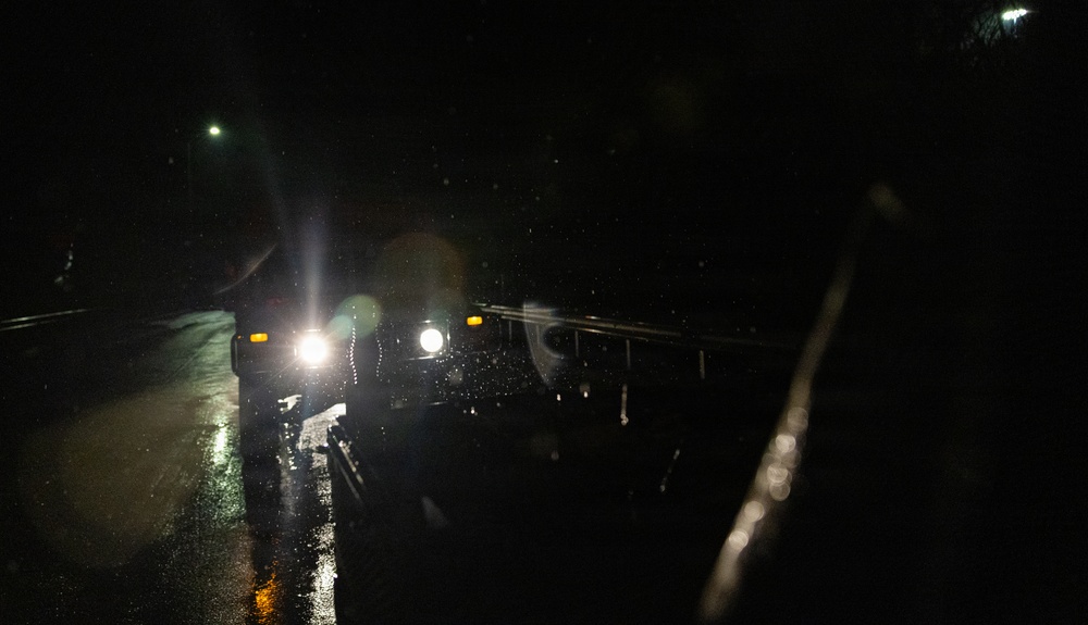 115th ESB conducts presence patrols during Winter Storm Fern emergency