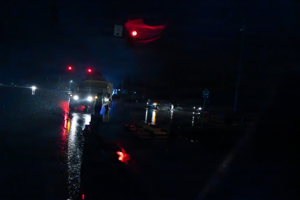 115th ESB conducts presence patrols during Winter Storm Fern emergency