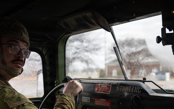 115th ESB conducts presence patrols during Winter Storm Fern emergency