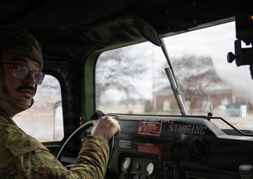 115th ESB conducts presence patrols during Winter Storm Fern emergency
