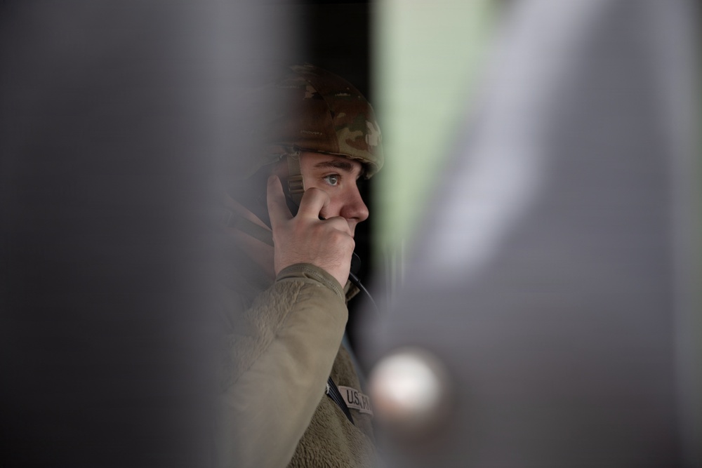 115th ESB monitors road conditions during Winter Storm Fern