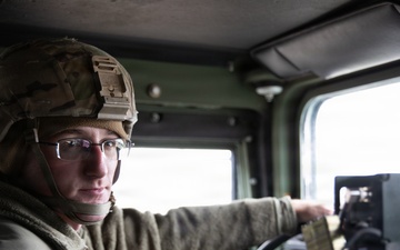 115th ESB monitors road conditions during Winter Storm Fern