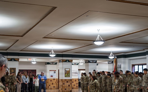 New First Sergeant of the Headquarters Company 369th Division Sustainment Brigade
