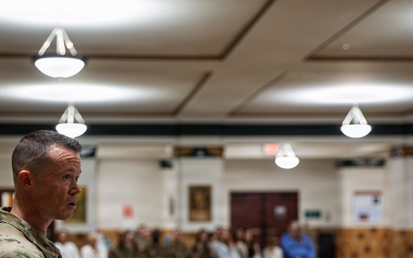 New First Sergeant of the Headquarters Company 369th Division Sustainment Brigade