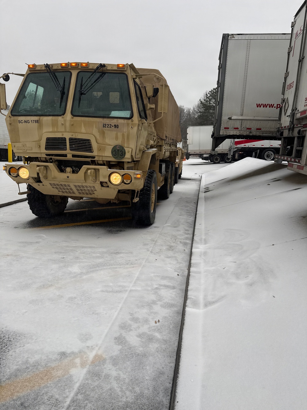 178th Engineer Battalion responds to Winter Storm Fern