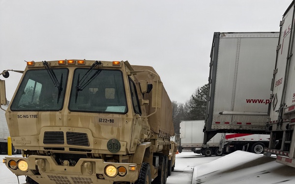 178th Engineer Battalion responds to Winter Storm Fern