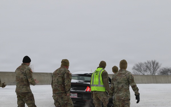 Arkansas National Guard Supports Public Safety During Winter Storm Fern