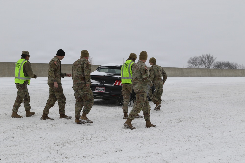 Arkansas National Guard Supports Public Safety During Winter Storm Fern